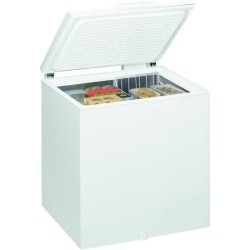 WHIRLPOOL WHM2110 - Congélateur coffre - 204L - Froid statique - A+ - L 81cm x H 86,5cm - Blanc