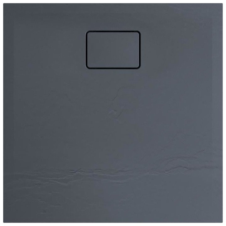 Receveur de douche effet pierre TERRENO 80 x 80 gris
