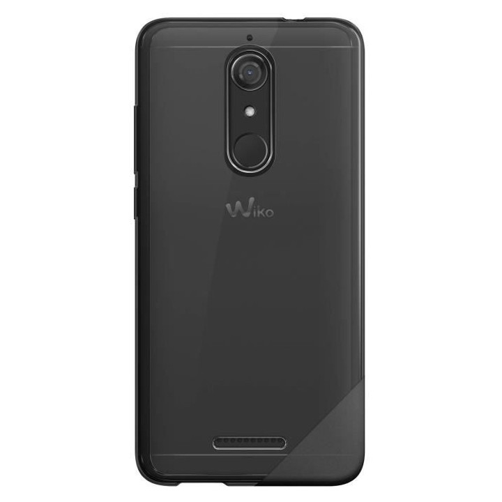 Coque Wiko View Protection Originale Rigide Transparent + Contour Soup