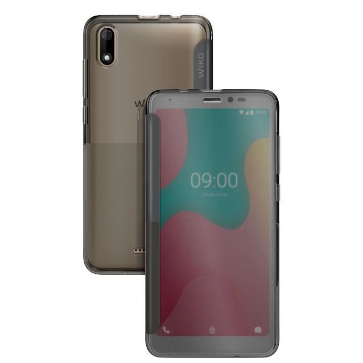 WIKO Etui Folio Easy Grise pour Wiko Y60