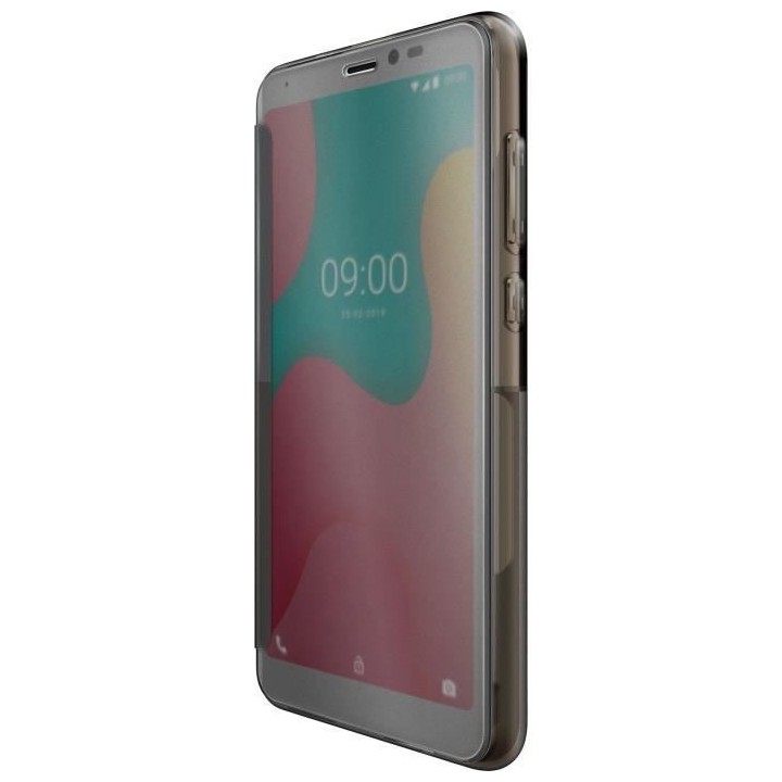 WIKO Etui Folio Easy Grise pour Wiko Y60