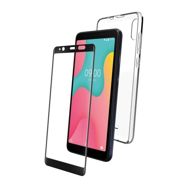 WIKO - PACK COQUE FLEXIBLE + VERRE TREMPE: WIKO Y60