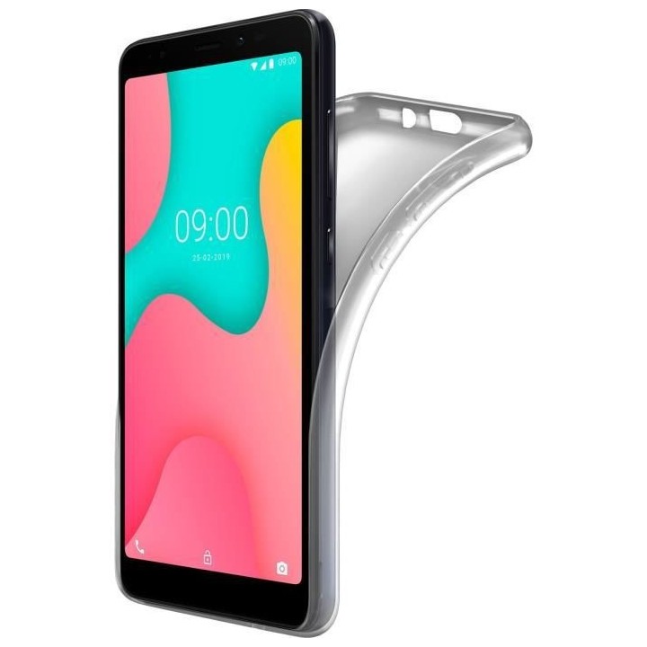 WIKO - PACK COQUE FLEXIBLE + VERRE TREMPE: WIKO Y60