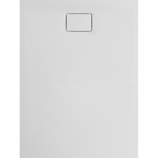 ALLIBERT Receveur de douche effet pierre Terreno - 120x90 cm - Blanc