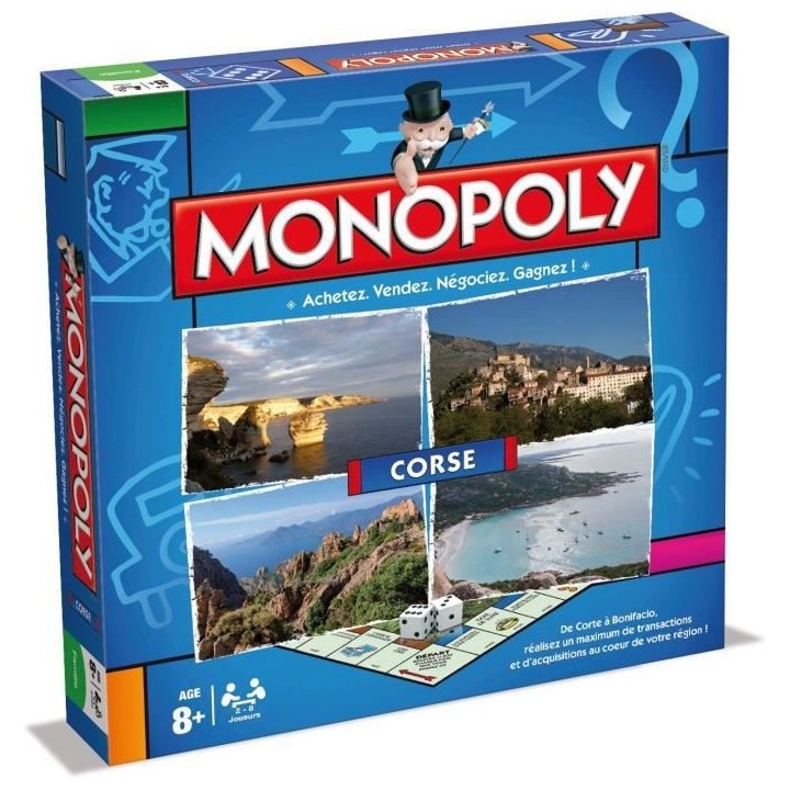 MONOPOLY Corse - Jeu de societé - Version française