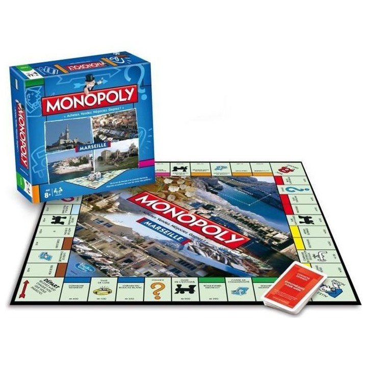 MONOPOLY Marseille - Jeu de societé - Version française