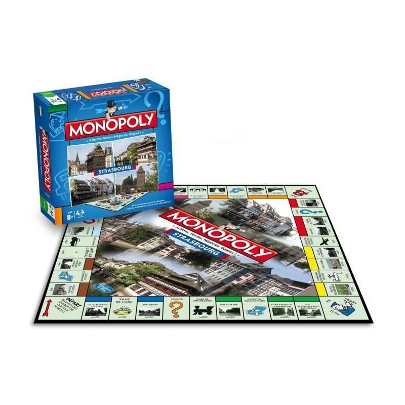 MONOPOLY Strasbourg - Jeu de societé - Version française