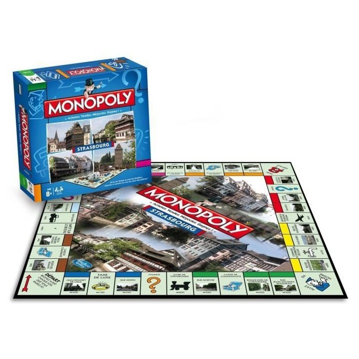 MONOPOLY Strasbourg - Jeu de societé - Version française