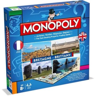 MONOPOLY - Bretagne - Jeu de société - Version bilingue français-an