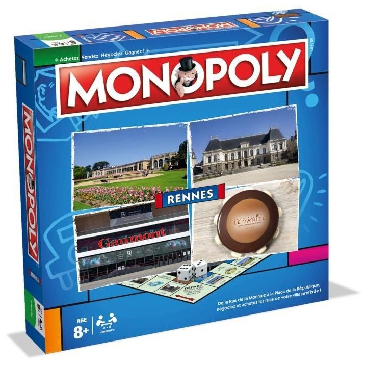 MONOPOLY - Rennes - Jeu de societé - Version française