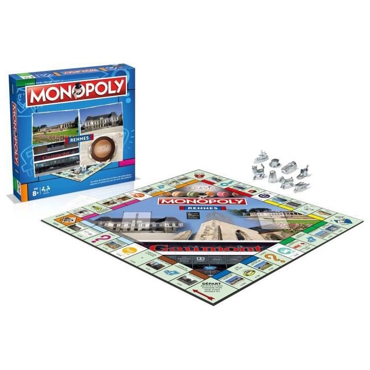 MONOPOLY - Rennes - Jeu de societé - Version française