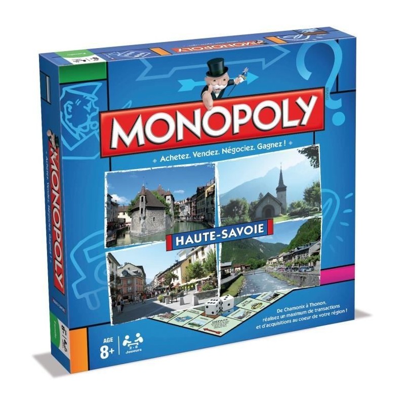 MONOPOLY Haute-Savoie - Jeu de societé - Version française