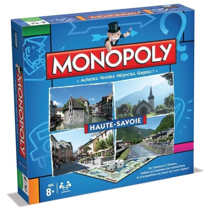 MONOPOLY Haute-Savoie - Jeu de societé - Version française