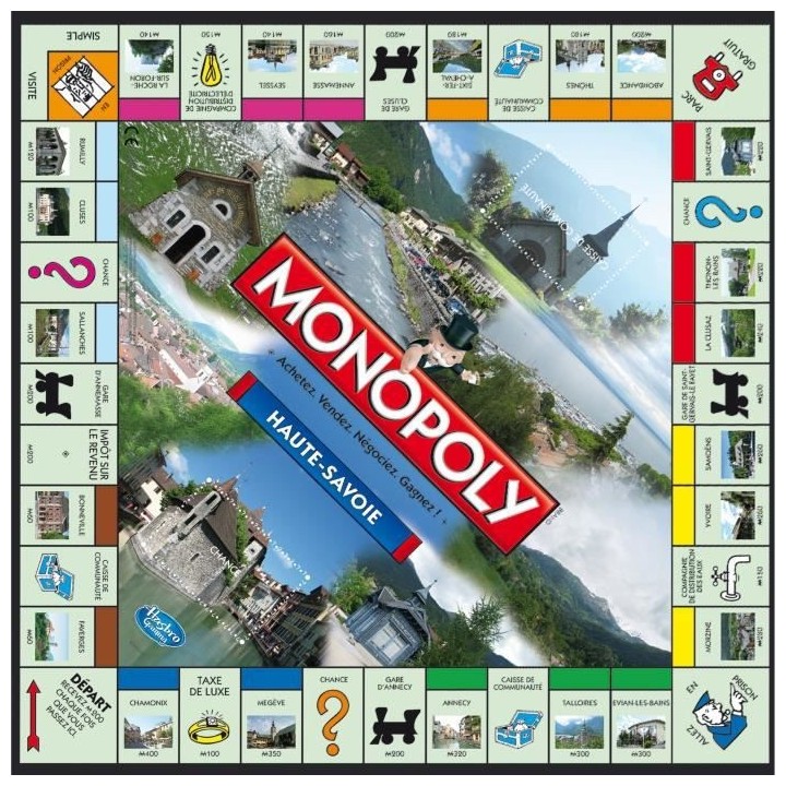 MONOPOLY Haute-Savoie - Jeu de societé - Version française