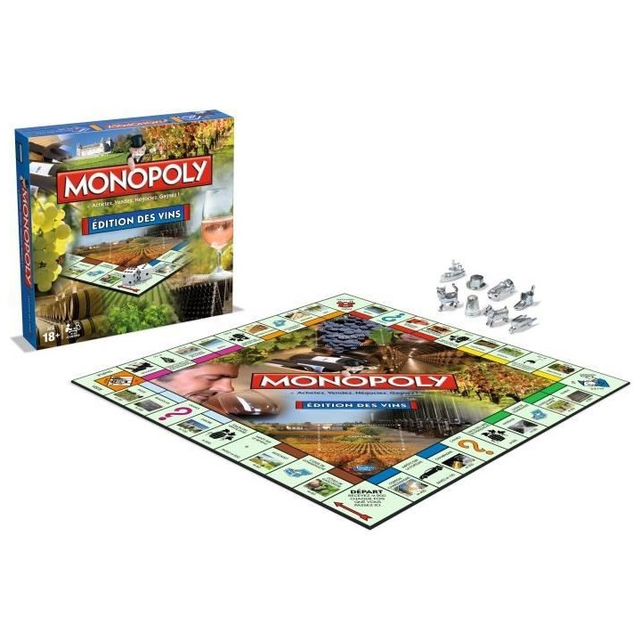 MONOPOLY - Editions des vins - Jeu de societé - Version française
