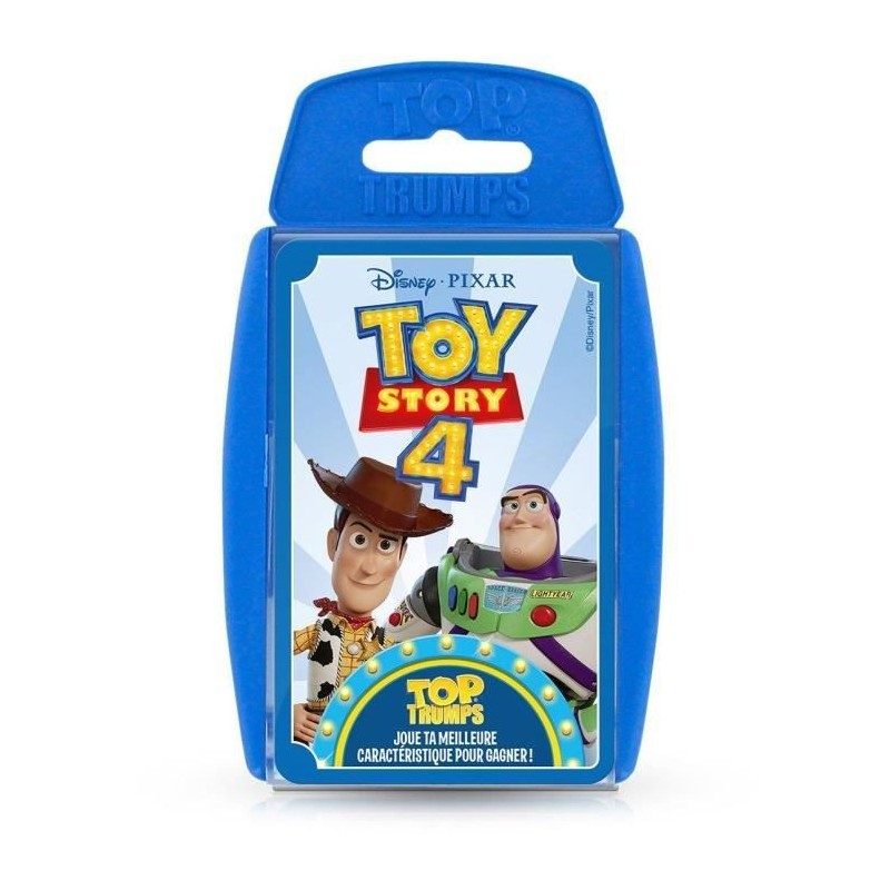 TOP TRUMPS - Toy Story 4 - Jeu de cartes - Version française