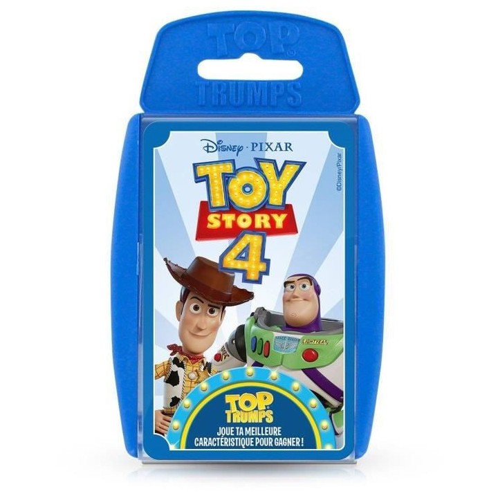 TOP TRUMPS - Toy Story 4 - Jeu de cartes - Version française