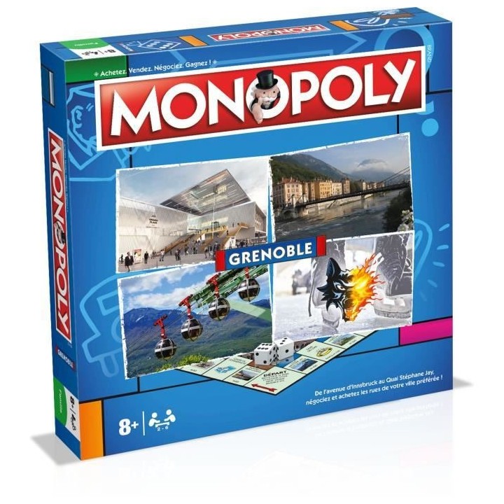 MONOPOLY Grenoble - Jeu de societé - Version française