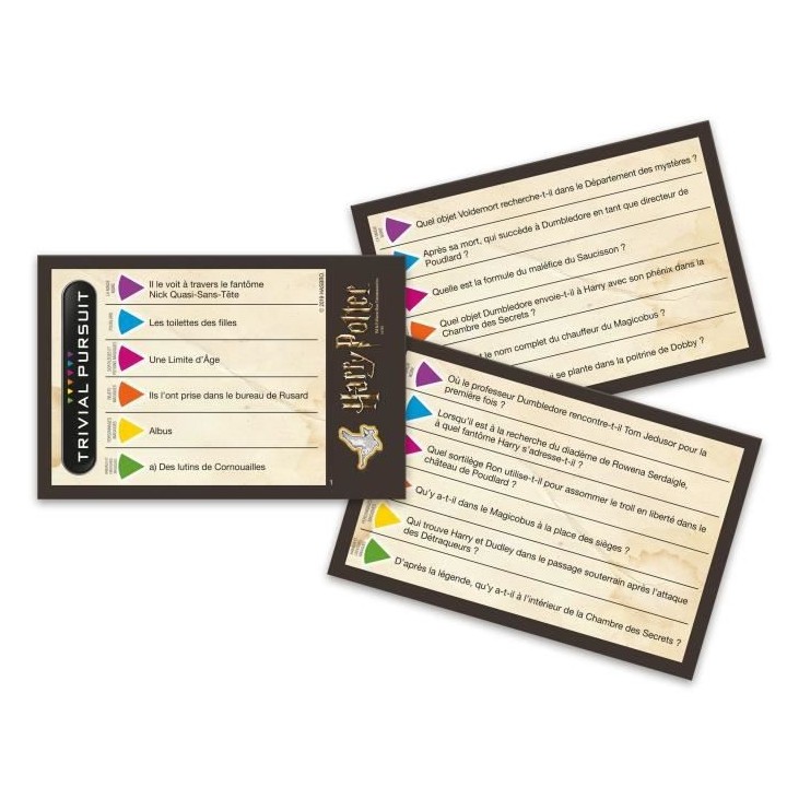 TRIVIAL PURSUIT Harry Potter volume 1 - Jeu de voyage - Jeu de questio