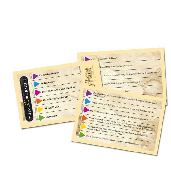 TRIVIAL PURSUIT Harry Potter volume 2 - Jeu de voyage - Jeu de questio
