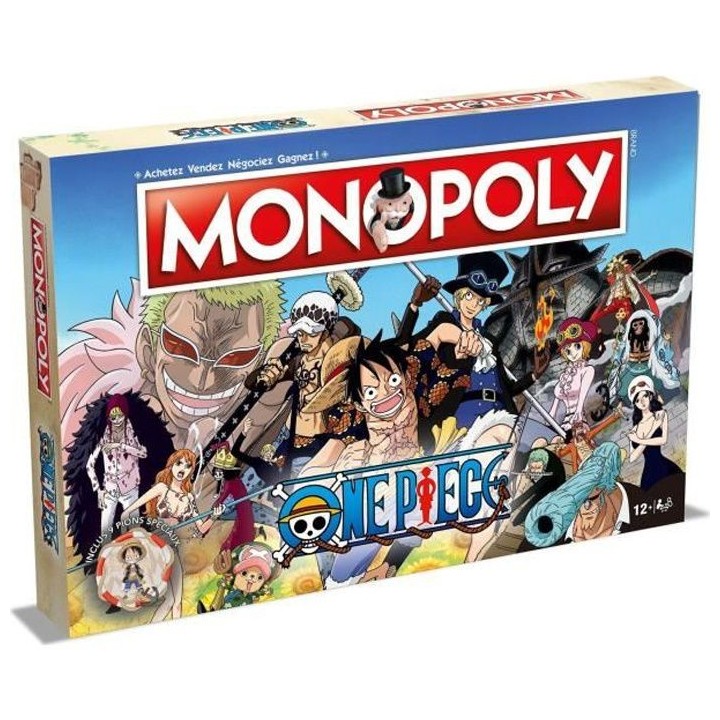 MONOPOLY One Piece - Jeu de société - Version française