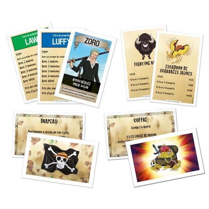 MONOPOLY One Piece - Jeu de société - Version française