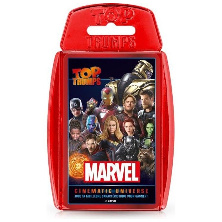 MARVEL Jeu de cartes Top Trumps Cinematic Universe
