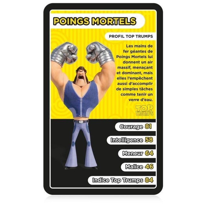 LES MINIONS 2 Jeu de cartes Top Trumps