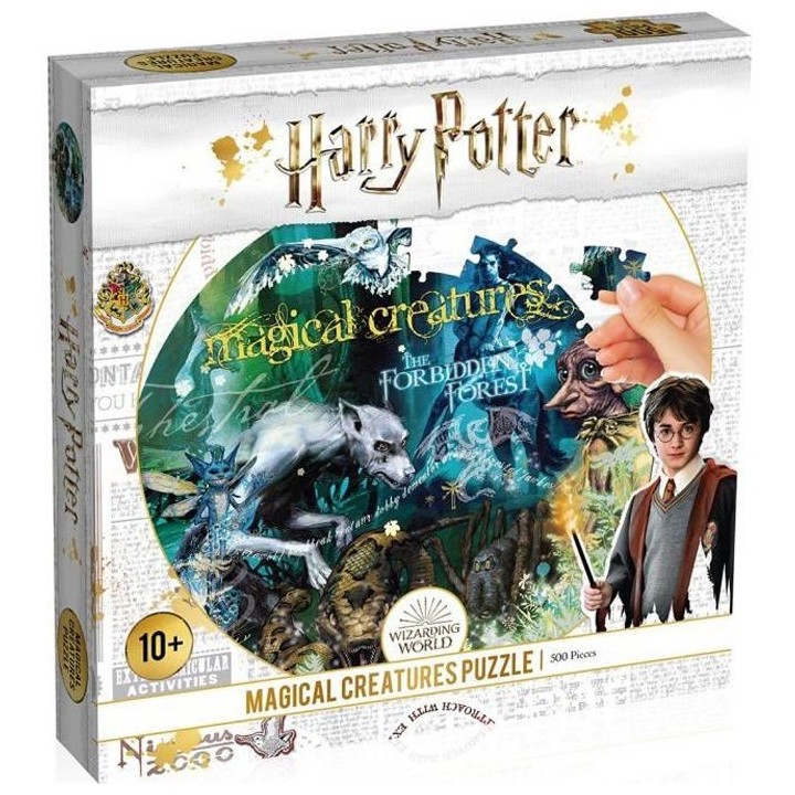 PUZZLE HARRY POTTER ET LES CREATURES MAGIQUES 500 PIECES - NOUVELLE ED