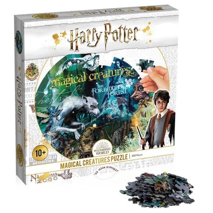 PUZZLE HARRY POTTER ET LES CREATURES MAGIQUES 500 PIECES - NOUVELLE ED