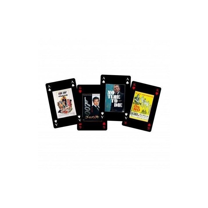 Jeu de 54 cartes James Bond