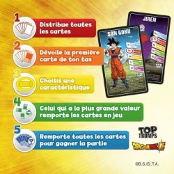 DRAGON BALL SUPER Jeu de cartes Top Trumps