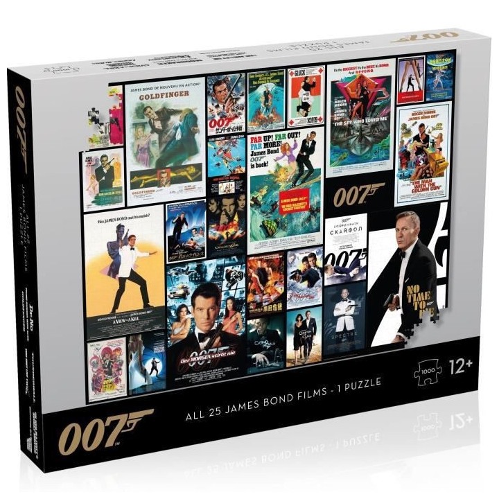 JAMES BOND Puzzle Affiches de Film 1000 pieces
