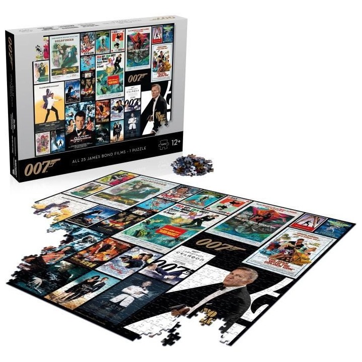 JAMES BOND Puzzle Affiches de Film 1000 pieces