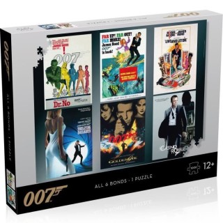 JAMES BOND Puzzle Acteurs Iconiques 1000 pieces