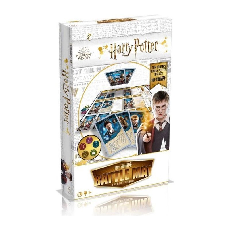 HARRY POTTER Jeu de cartes Top Trumps Battle Mat