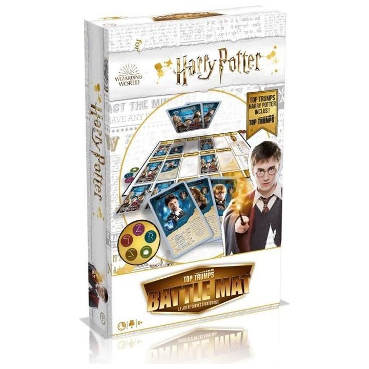 HARRY POTTER Jeu de cartes Top Trumps Battle Mat