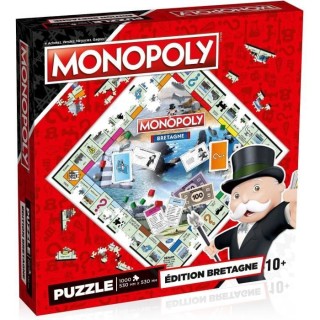 WINNING MOVES Puzzle Monopoly Bretagne 1000 pieces