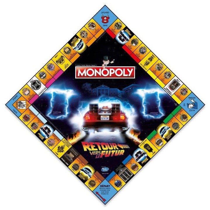 MONOPOLY Retour vers le futur - Jeu de société