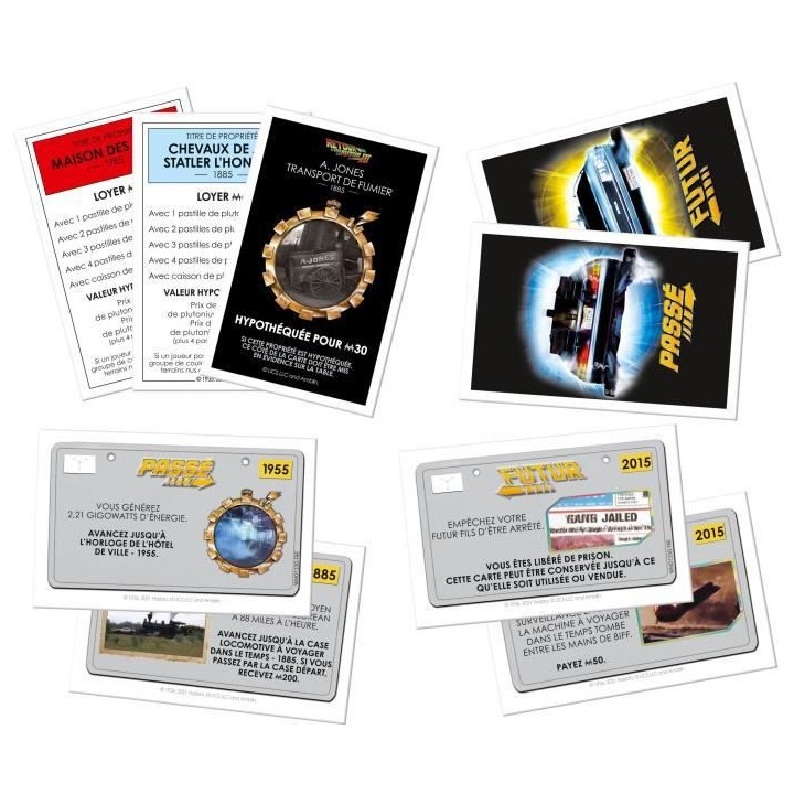 MONOPOLY Retour vers le futur - Jeu de société
