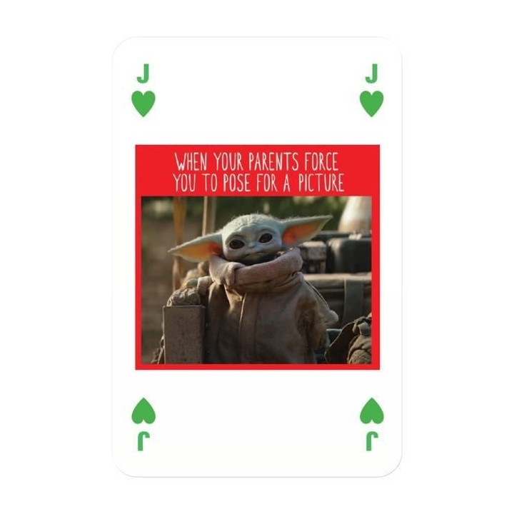 WINNING MOVES - Jeu De 54 Cartes Grogu - The Mandalorian