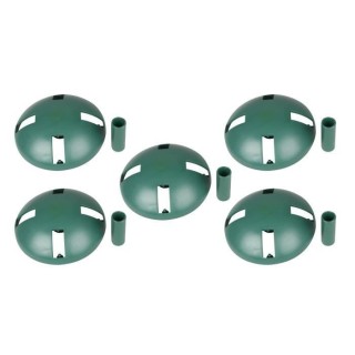 Demi-sphere support pour filet a oiseaux, 5pces