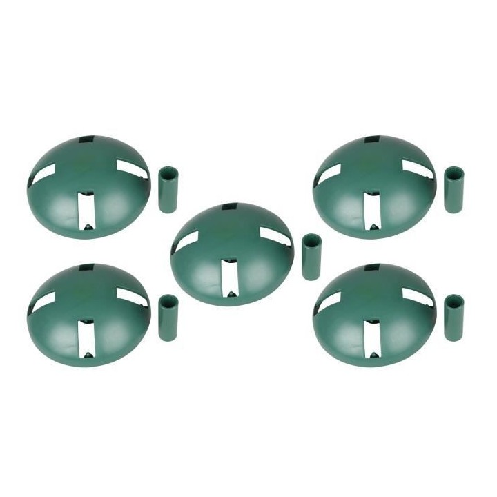 Demi-sphere support pour filet a oiseaux, 5pces