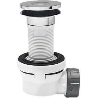 WIRQUIN Bonde de lavabo Xs Pure - Ø 32 x 100 mm - Siphon extra-plat a