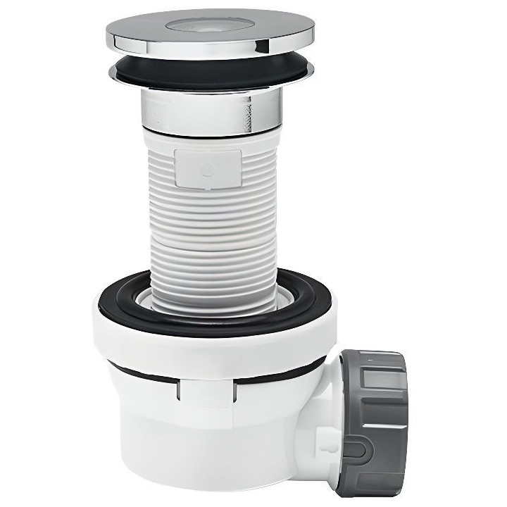 WIRQUIN Bonde de lavabo Xs Pure - Ø 32 x 100 mm - Siphon extra-plat a