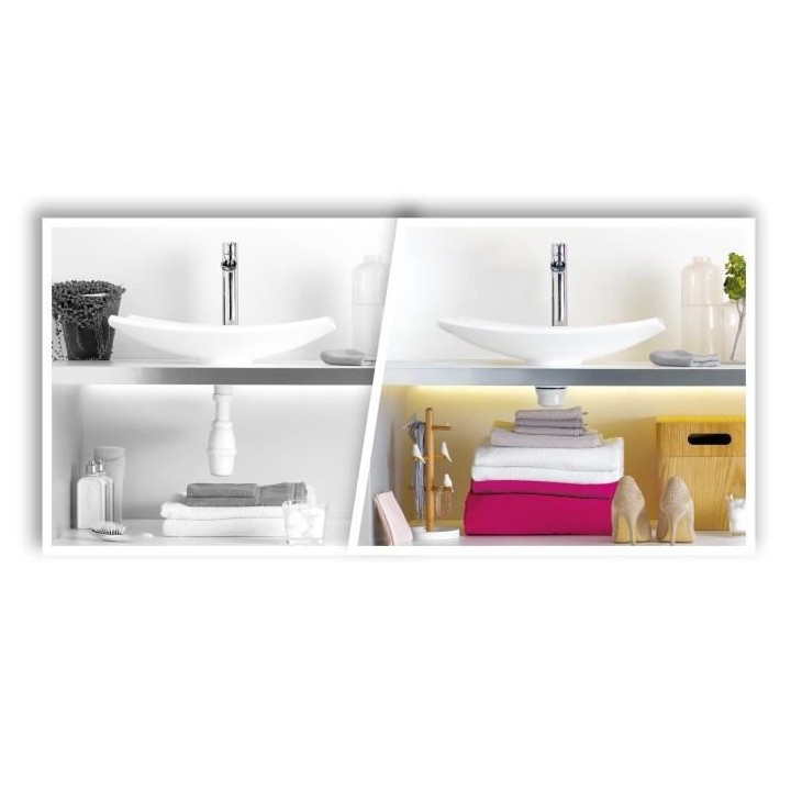 WIRQUIN Bonde de lavabo Xs Pure - Ø 32 x 100 mm - Siphon extra-plat a