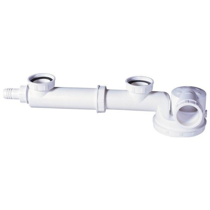 WIRQUIN Tubulure espace avec siphon extra plat intégré - ?Évier 2 b