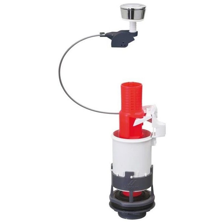 WIRQUIN Mécanisme de WC MD² - Simple poussoir a câble