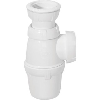 WIRQUIN Siphon de lavabo - Sortie a visser Ø 40 mm - Réglable en hau