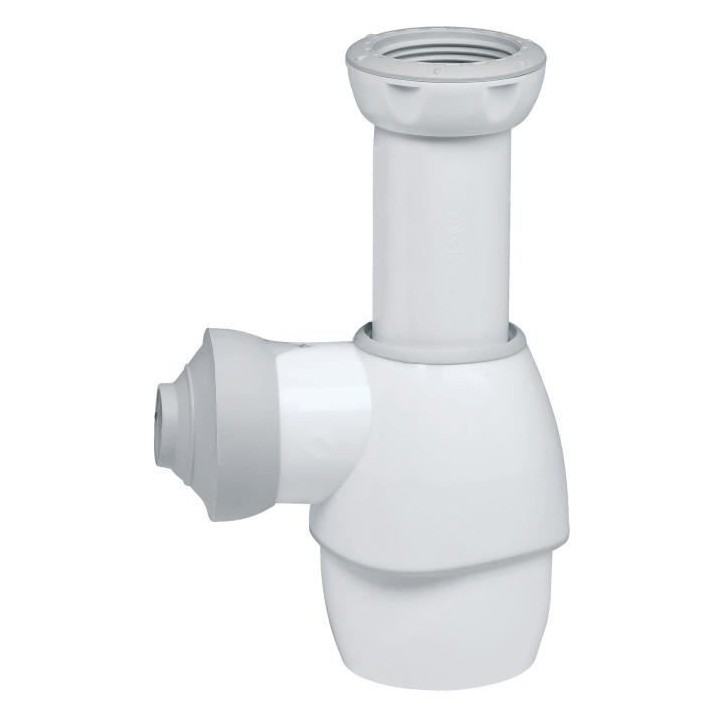 WIRQUIN Siphon de lavabo tout en un blanc/gris